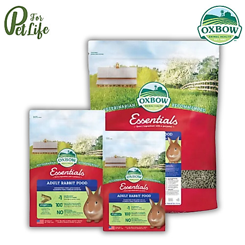 Oxbow Essentials Adult Rabbit food อาหารกระต่าย สำหรับกระต่ายโต ยกกระสอบ 25 LB [11.34 Kg]