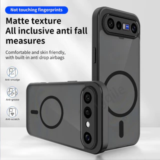 สําหรับ Vivo X300 FE X300FE 5G 2026 เคสโทรศัพท์ฝาหลัง Matte อะคริลิคโปร่งใสกันกระแทกกันชน Anti Drop สนับสนุนแม่เหล็ก