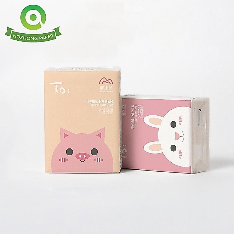 HH100-8 ทิชชู่ห่อเล็กขนาดพกพา 8 แผ่น I4-3