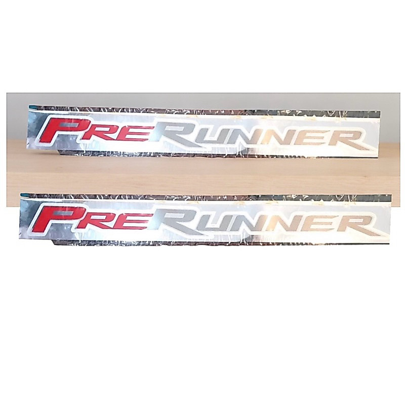 สติ๊กเกอร์ แผงข้างกะบะ PRERUNNER For revo ราคาต่อคุ่