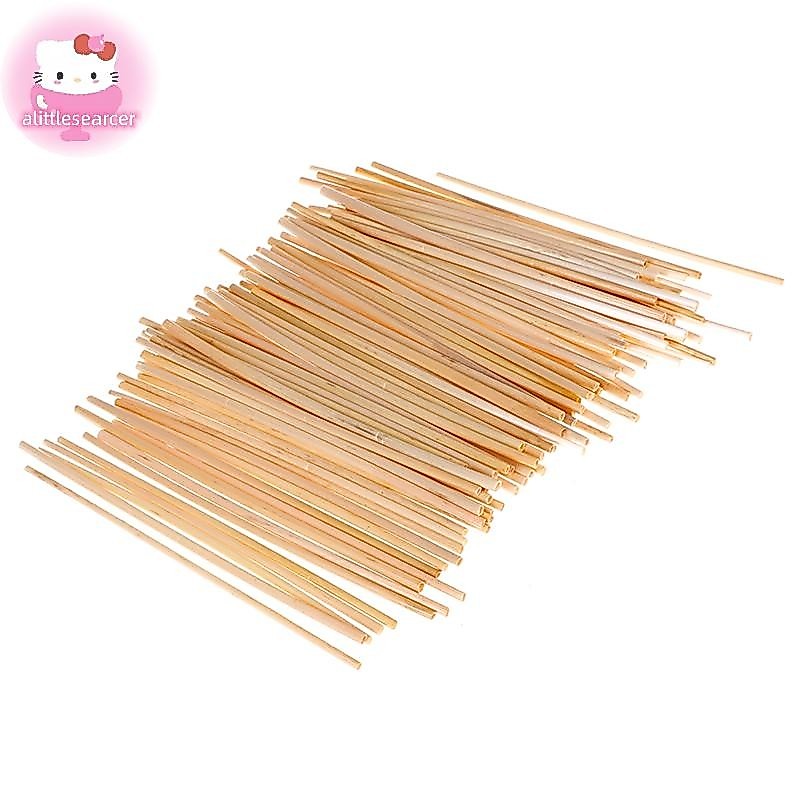 Alittlesearcer 100 ชิ้น/แพ็ค เกรด 20 ซม. หลอดข้าวสาลีเป็นมิตรกับสิ่งแวดล้อม EN Straw