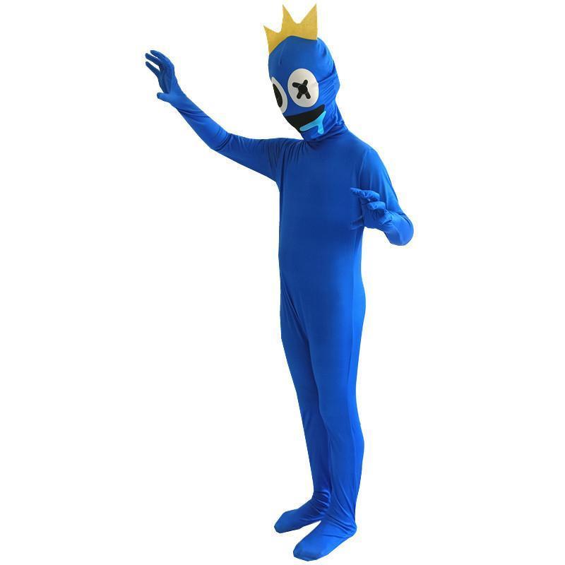 [cos Clothing] Halloween Rainbow Friends ROBLOX Game cos เสื้อผ้า Blue Little Monster เครื่องแต่งกาย