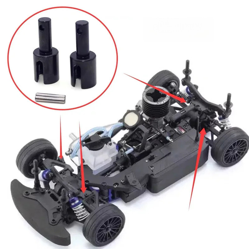 2 ชิ้นสําหรับ Kyosho FW06 Fazer 1/10 RC รถโลหะ Diff Joint Differential ถ้วย VS003B อะไหล่อัพเกรดอุปก