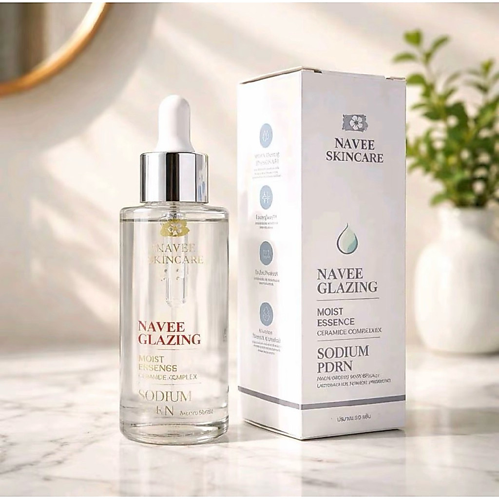 นาวีสกินแคร์..Glazing Moist Essence น้ำตบหน้าใส