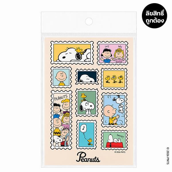 (STEM) PN5-สติกเกอร์ : PEANUTS-5B A6 PP Sticker (PN5B-A6-PP-STK-W10) W10.5xH14.8 cm.