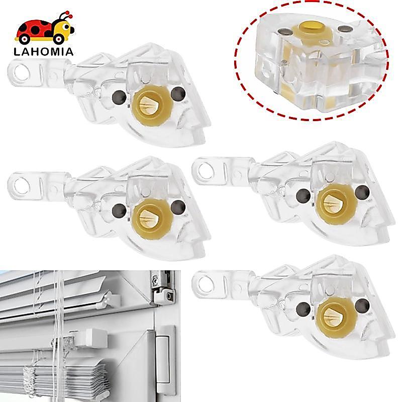 [Lahomia] 4 ชิ้น Venetian Blind Tilt Wand Tilter กลไกผ้าม่านอุปกรณ์เสริม Modulator 25 มม.สําหรับ Home Farmhouse ห้องนอนห้องน้ํา Study Room