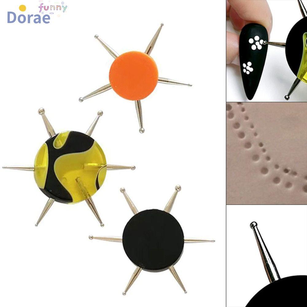 DORAESE เล็บเจาะจุดเล็บเครื่องมือเล็บเจาะปากกา Dot Painting
