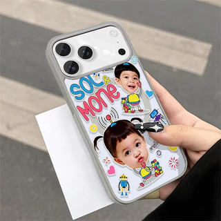 ใช้ได้กับเคสโทรศัพท์ของ Apple เข้ากันได้กับเคสโทรศัพท์ของ เคสไอโฟน iPhone17 12 13 14 15 16 xการ์ตูน