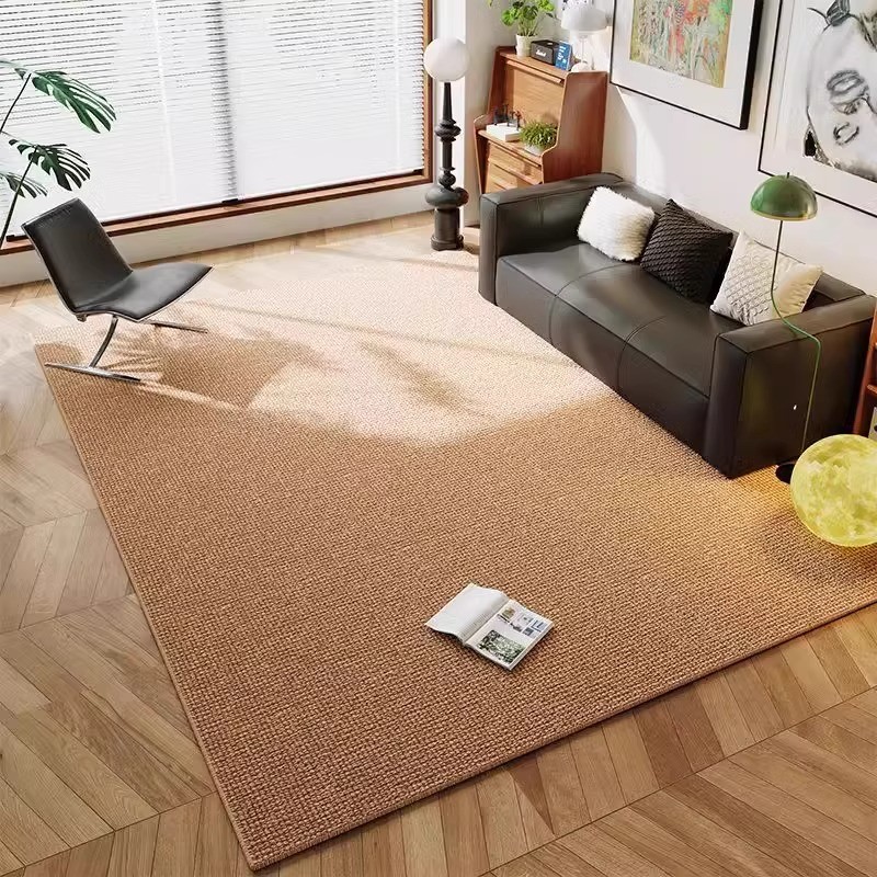 ผ้าลินิน พรมปูพื้น ปูห้องนอน ห้องนั่งเล่น 120x160cm พรมปูพื้นห้องนอน พรมดักฝุ่น ป้องกันการลื่นไถล