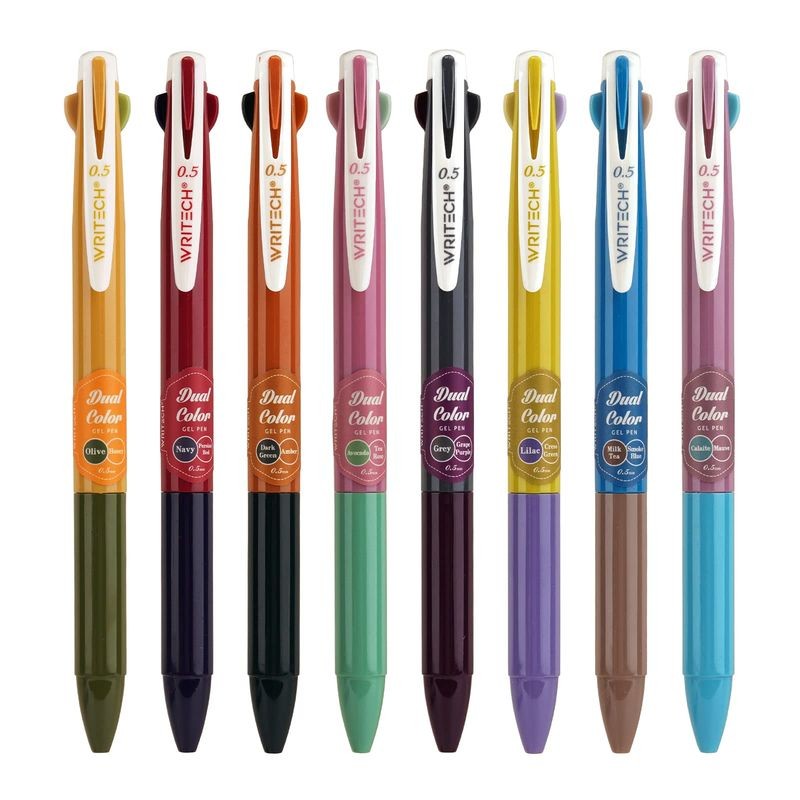 Writech Multicolor 2-in-1 Gel Pen
