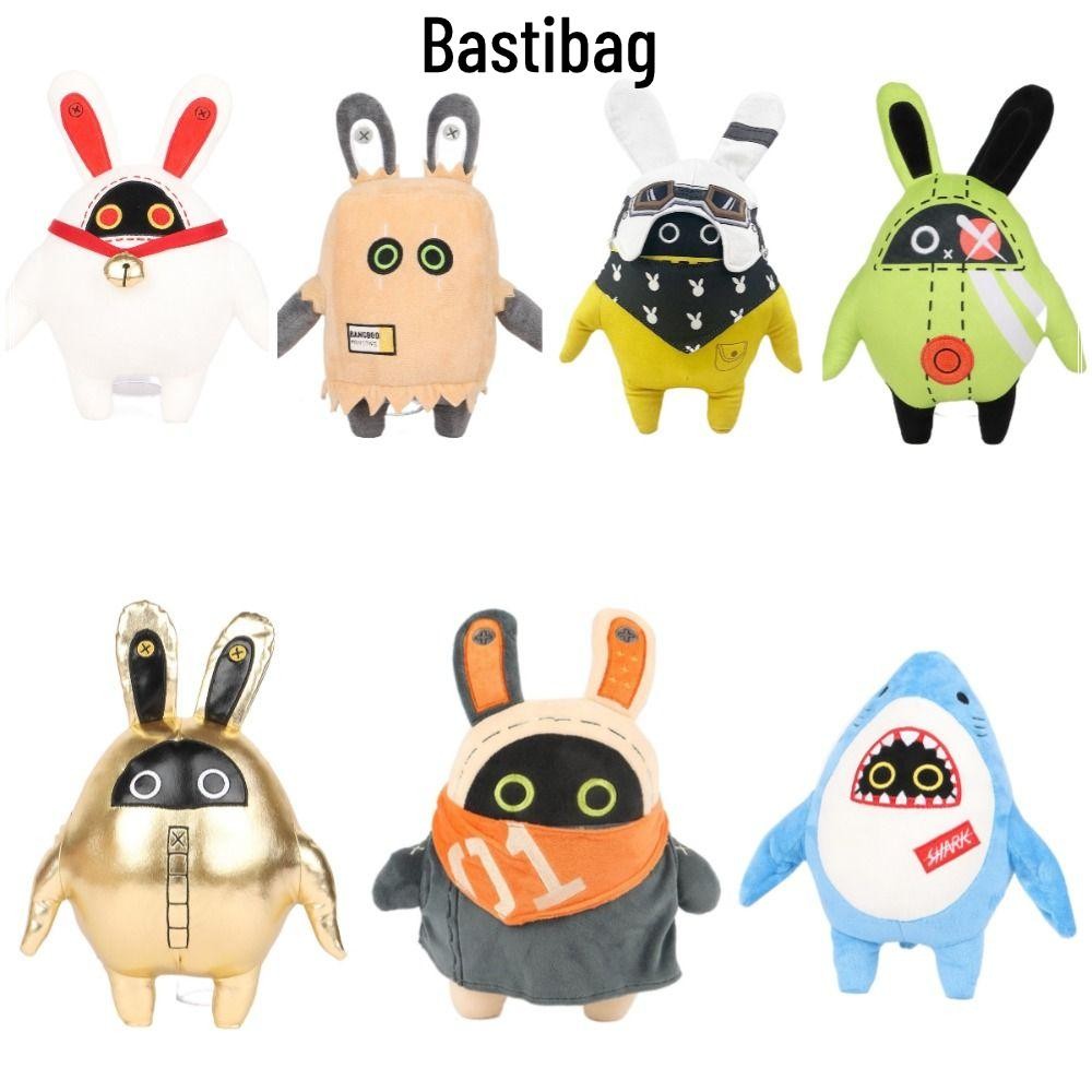 BASTIBAG ตุ๊กตาตุ๊กตา, ZZZ เกม Shark Plushie ตุ๊กตาสัตว์, การ์ตูน Zenless Zone Zero Bangboo Plush Pe