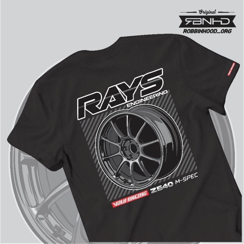 เสื้อยืด RAYS ZE40 VOLKRACING RAYS ENGINERING RAYS RIM