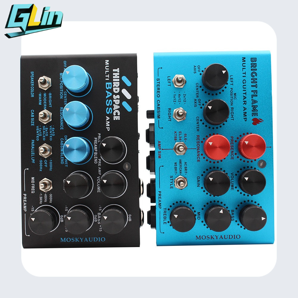 MOSKY THIRD SPACE Bass Effect Pedal: Multi BASS AMP พร้อมอุปกรณ์เอฟเฟกต์จําลองกล่องอเนกประสงค์