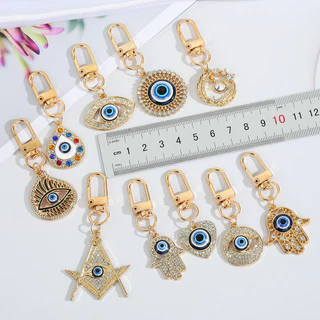 COD พวงกุญแจ Evil Eye พวงกุญแจ จี้ตาชั่วร้ายนําโชค สําหรับห้อยกระเป๋า เครื่องประดับ ของขวัญ