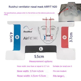 Resmed AirFit N20 หน้ากากปิดจมูก ปิดปาก และจมูก ใส่สบาย นําเข้า เสียงเงียบ ของแท้ S9 S10 หายใจสะดวก