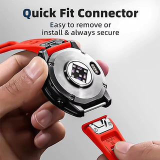 Quick Fit 22 มม.20 มม.26 มม.สายคล้องคอซิลิโคนสําหรับ Garmin Fenix 8 51 มม.47 43 Fenix 7 7X 6 6X Pro/Epix Pro Gen 2/Fenix 5 5X 3 สายคล้องกีฬา Band