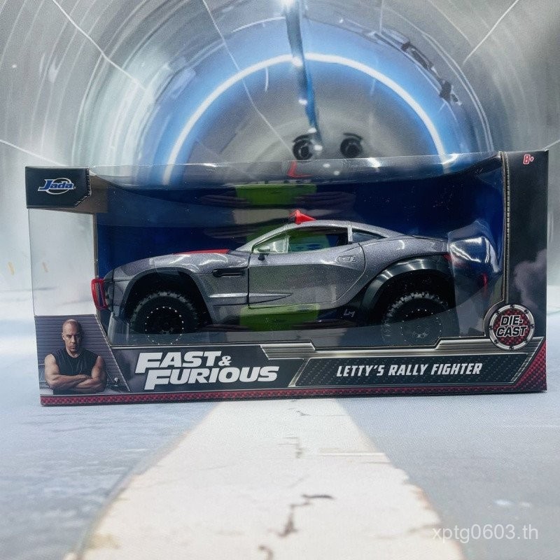 ยี่ห้อใหม่พร้อมสต็อก Jada ของเล่น Speed and Passion 8 Rally God of War 1: 24 Lets Rally รถโมเดลเครื่