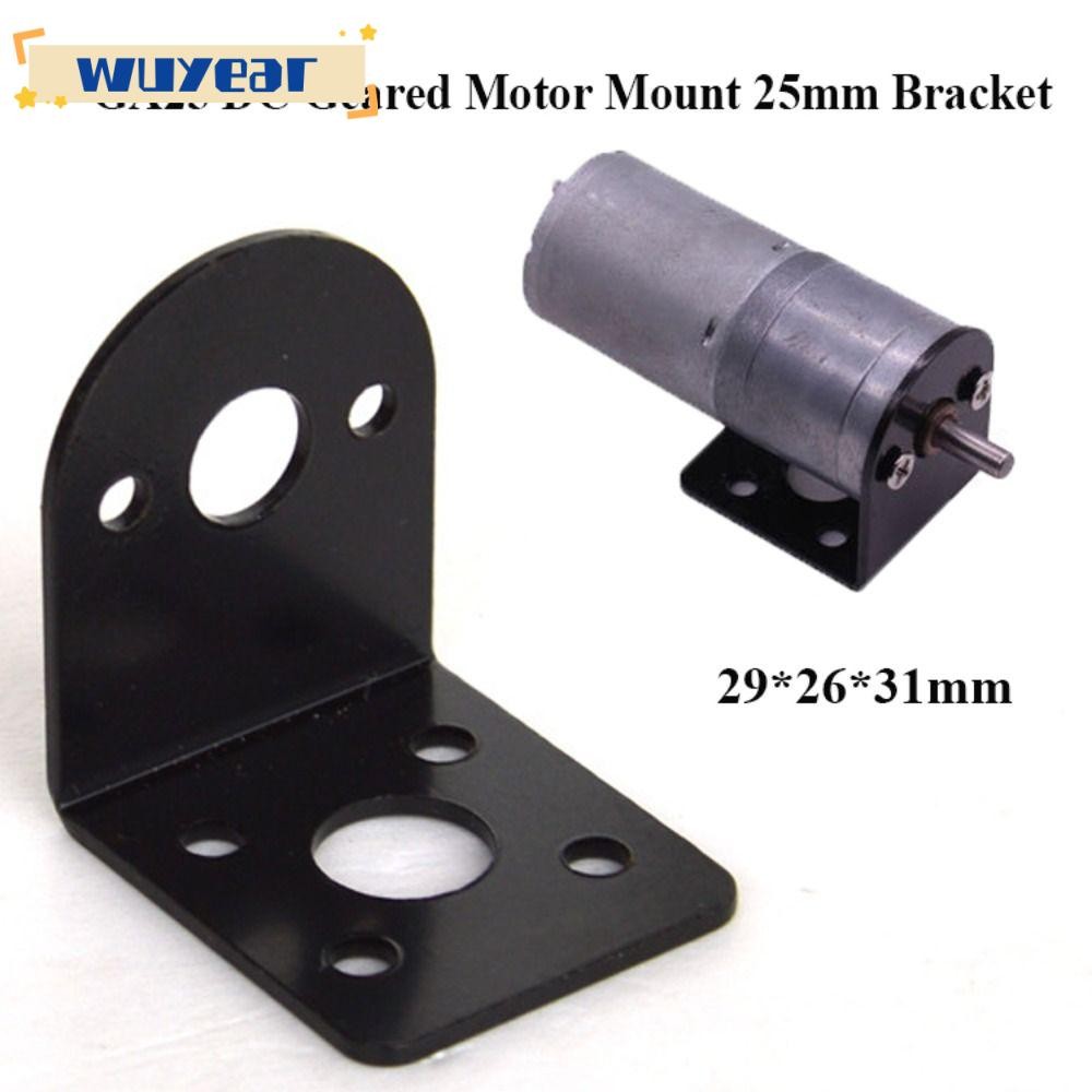 WUYEAR GA25 DC Geared Fixing Holder Stand Universal High Torque Motor 25mm Bracket