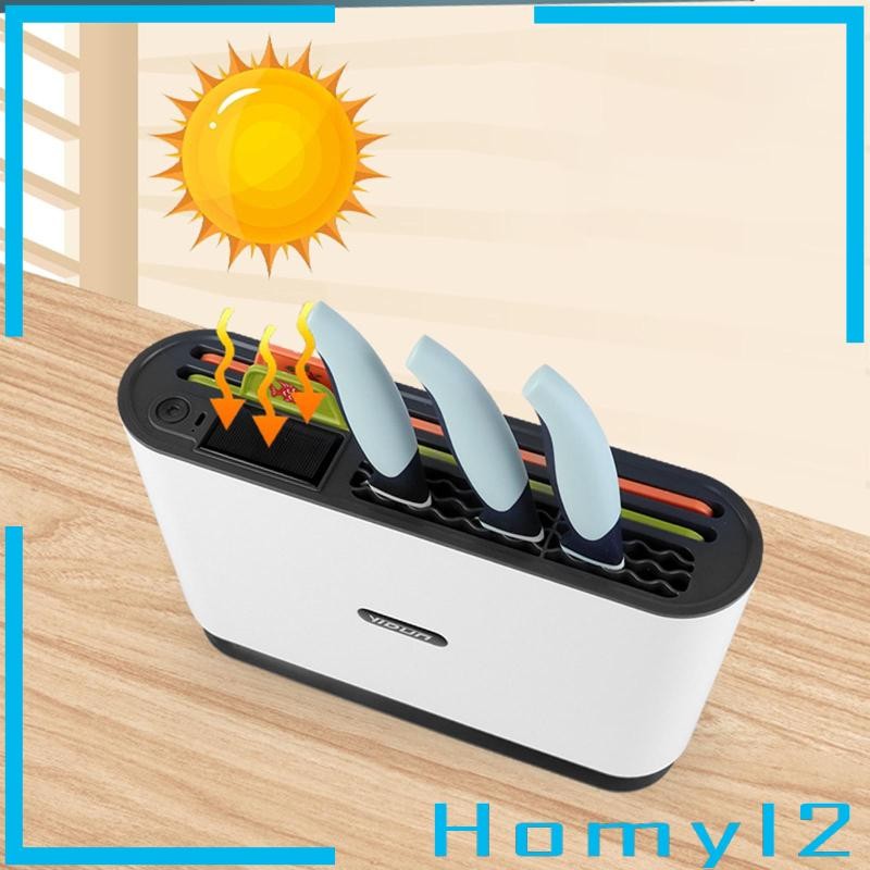 [HOMYL2] ที่ใส่มีด,Knives ที่ใส่ภาชนะ,พร้อมฟังก์ชั่นอบแห้ง,ทันสมัย,สําหรับช้อนส้อมตะเกียบมีดบล็อกมีด