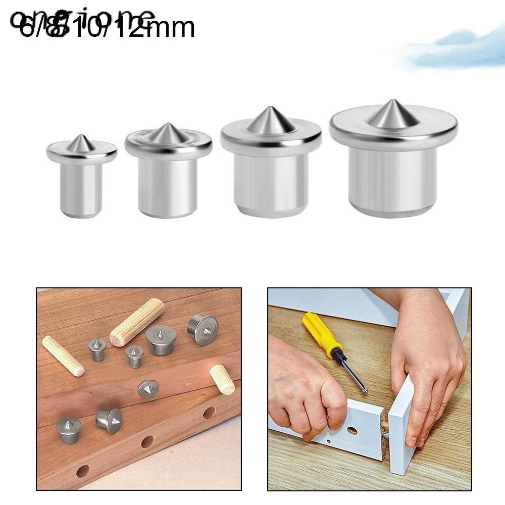ONGIONE Dowel Centers เจาะอุปกรณ์เสริม 6/8/10/12 มม.รอบ Log Pin Locator เครื่องมืองานไม้ Locating Pins