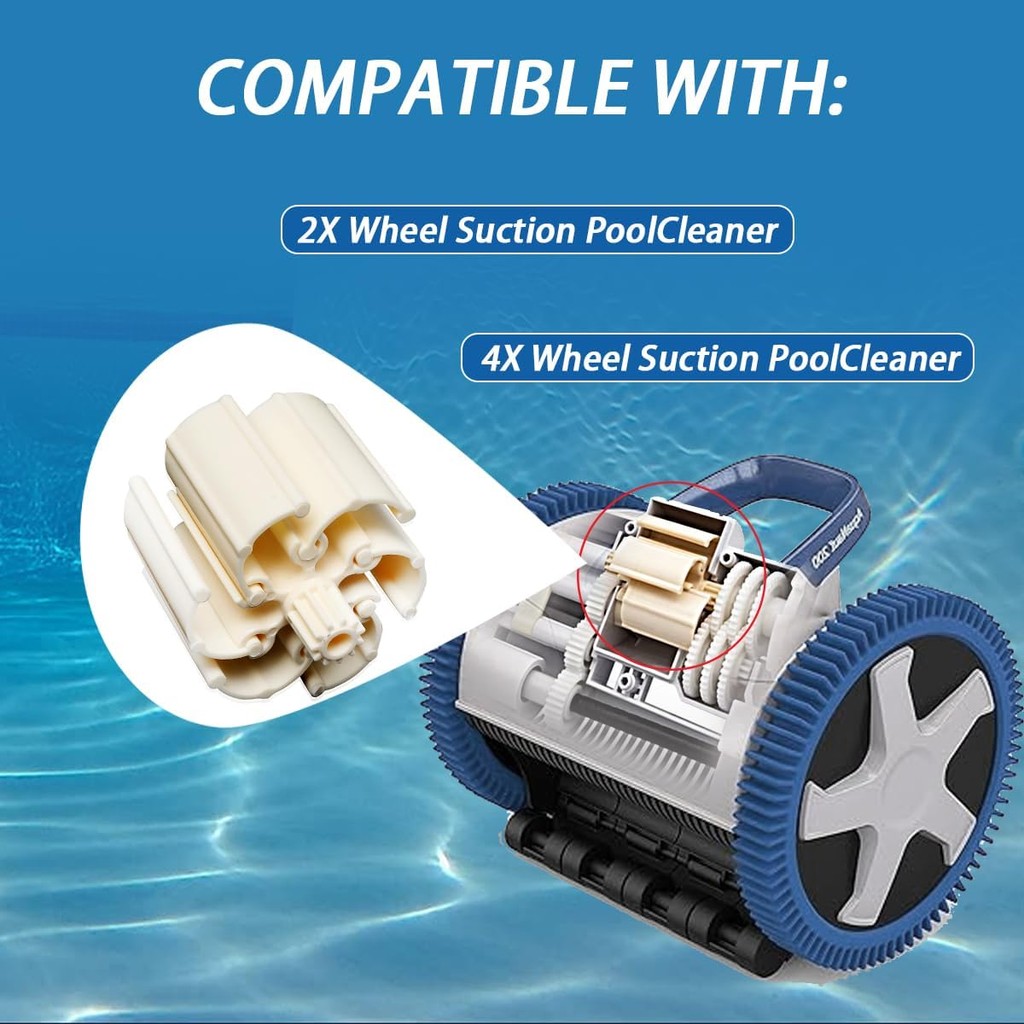 ฮับกังหันพร้อมชุดวาเนสเข้ากันได้กับ เฮย์เวิร์ด น้ํา 200 400 และ 2 ล้อและดูด 4 ล้อด้านข้างทําความสะอา