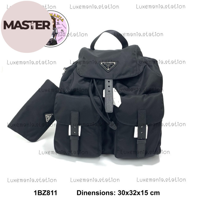 : New!! Prada Nylon Backpack Bag 1BZ811 ‼️ก่อนกดสั่งรบกวนทักมาเช็คสต๊อคก่อนนะคะ‼️