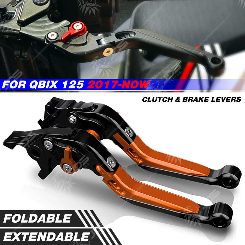 สําหรับ ยามาฮ่า QBIX 125 คลัทช์เบรคคันชุดพับปรับ Handle Levers อุปกรณ์เสริมรถจักรยานยนต์อะไหล่