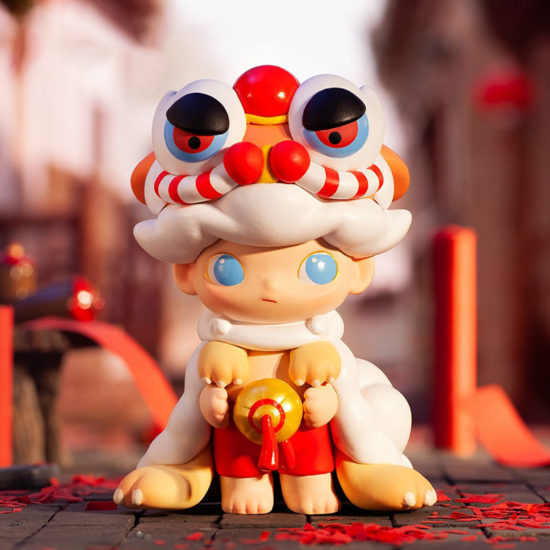 POPMART Tiger Leap ซีรีส์ตรุษจีนฟิกเกอร์ของเล่นปริศนากล่องของขวัญ - รูปที่ 4