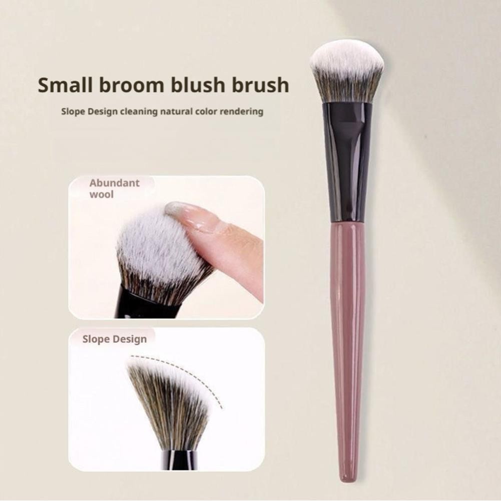 Blusher Powder Brush Soft Synthetic Fiber Bristles Makeup Cosmetic Brush G5i5