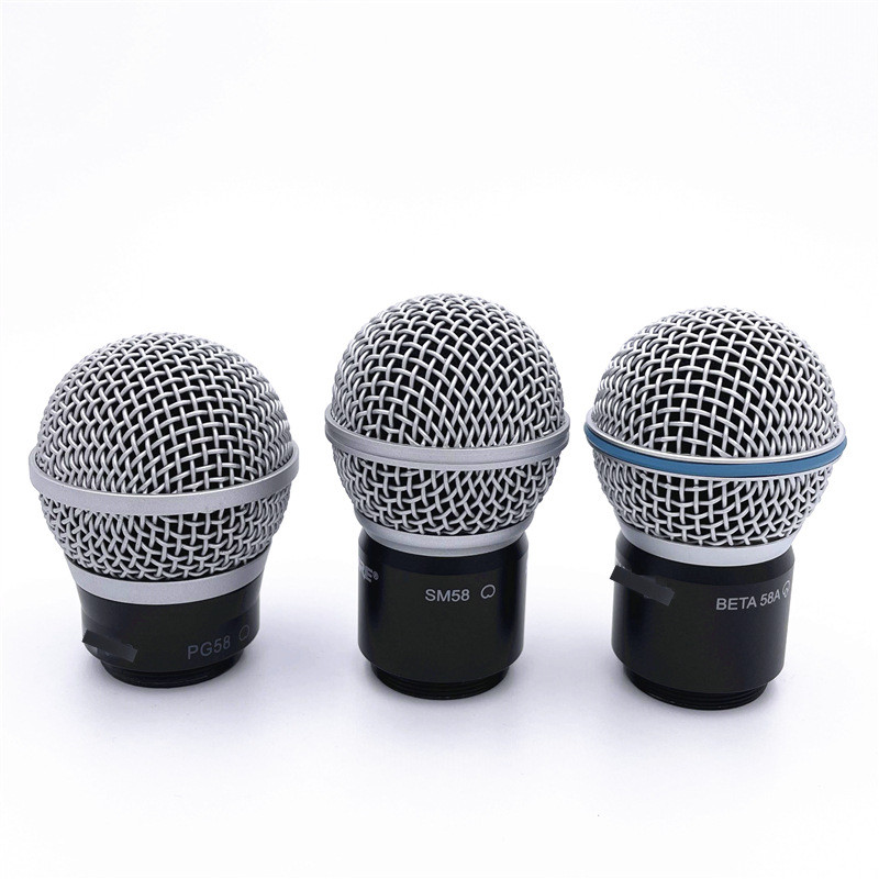 BETA58A SM58 PG58 หัวไมโครโฟนมือถือไร้สาย ส่วนก่อนบนหัวไมโครโฟนสําหรับ Shure