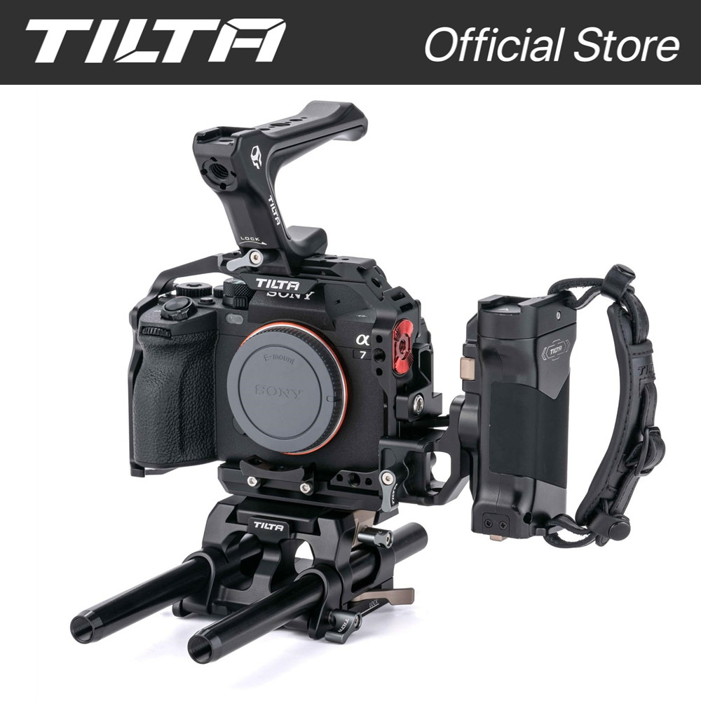 TILTA TAQRTH7B Tiltaing Compact NATO Top Handle พร้อม Nato Rail Kit สีดํา