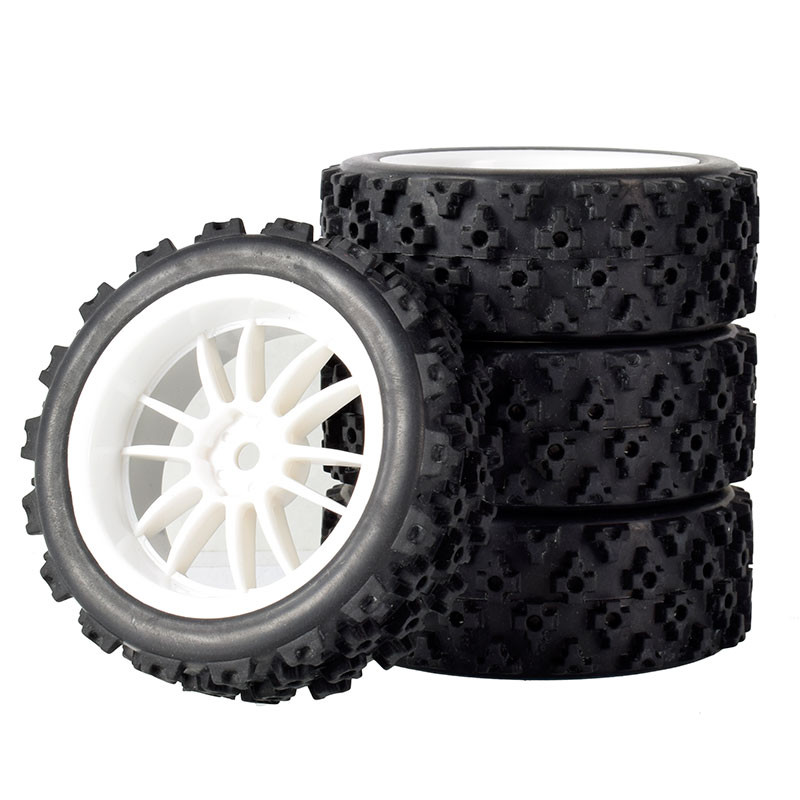 RC 6031-6096 ขอบพลาสติก & Rally ยาง 70 มม.สําหรับ 1/10 Flat Run to Rally ยาง / 1/16 Rally ยาง