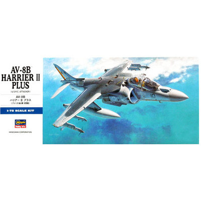 √ Enrico Hasegawa 1/72 AV-8B Sandpir II PLUS Carrier เครื่องบินโจมตี 00454