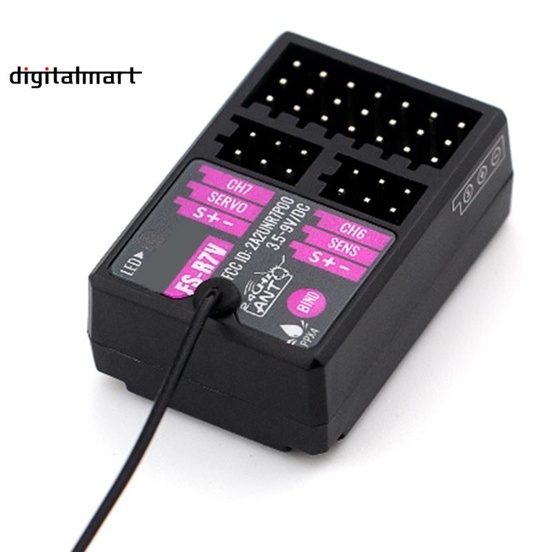 ตัวรับสัญญาณ -R7V 7CH 2.4G ตัวรับสัญญาณ -R7V