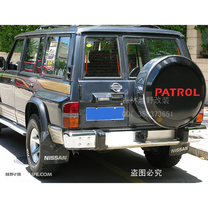 เหมาะสําหรับ Nissan Nissan Old TOLE Y60 Y61 PATROL สแตนเลสยางอะไหล่หนาจัดส่งฟรี