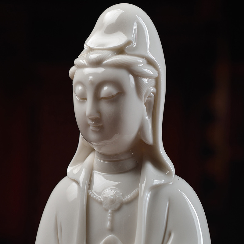 Oriental Mud เซรามิค Iwate Avalokitesvara พระพุทธรูปหัตถกรรมห้องนั่งเล่นจีน Entrance Wine Cabine