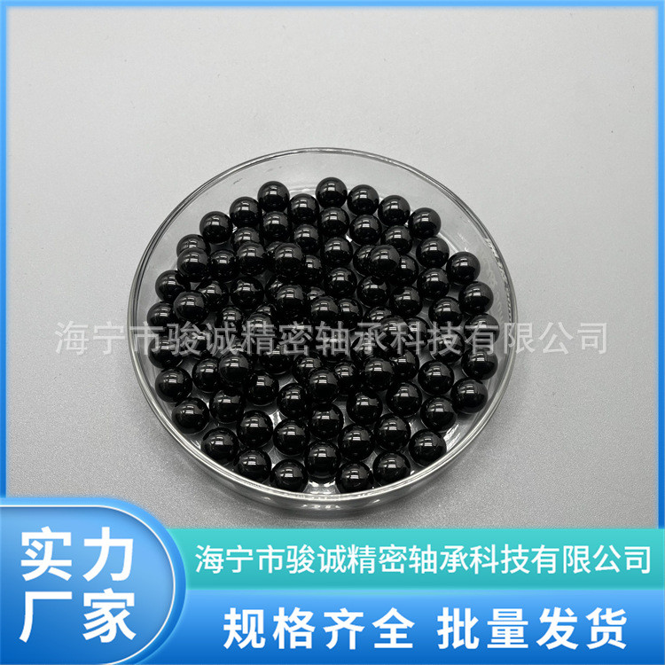 26.988 ลูกบอลเซรามิกซิลิคอนไนไตรด์สีดำ ลูกบอลวัดความแม่นยำสูง ความแข็งสูง ไม่เป็นแม่เหล็ก SI3N4