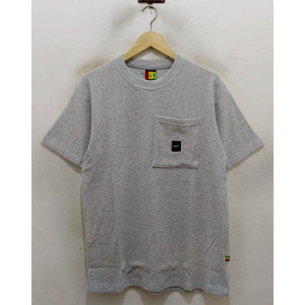 MCF SUPPLY GREY OVERSIZE POCKET เสื้อยืด FULL TAG & LABEL