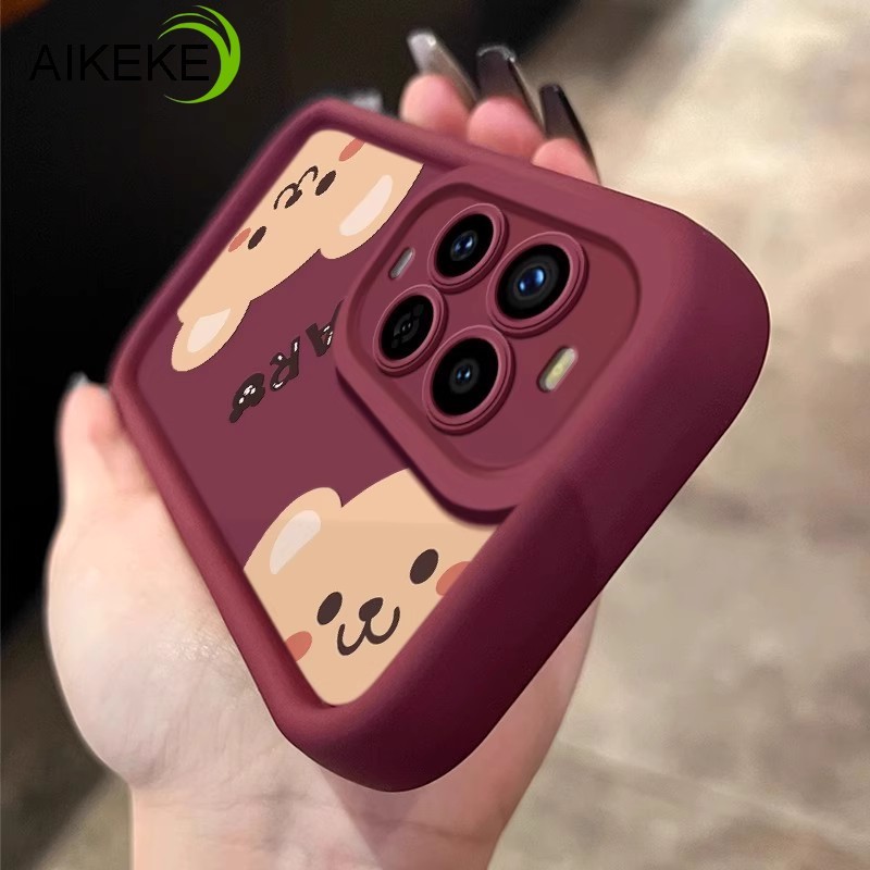 น่ารัก 3D การ์ตูนน่ารักหมีสีน้ําตาลสําหรับ Realme Narzo 70X 70 30 Pro 60X 50 50A Prime N65 N63 N61 N