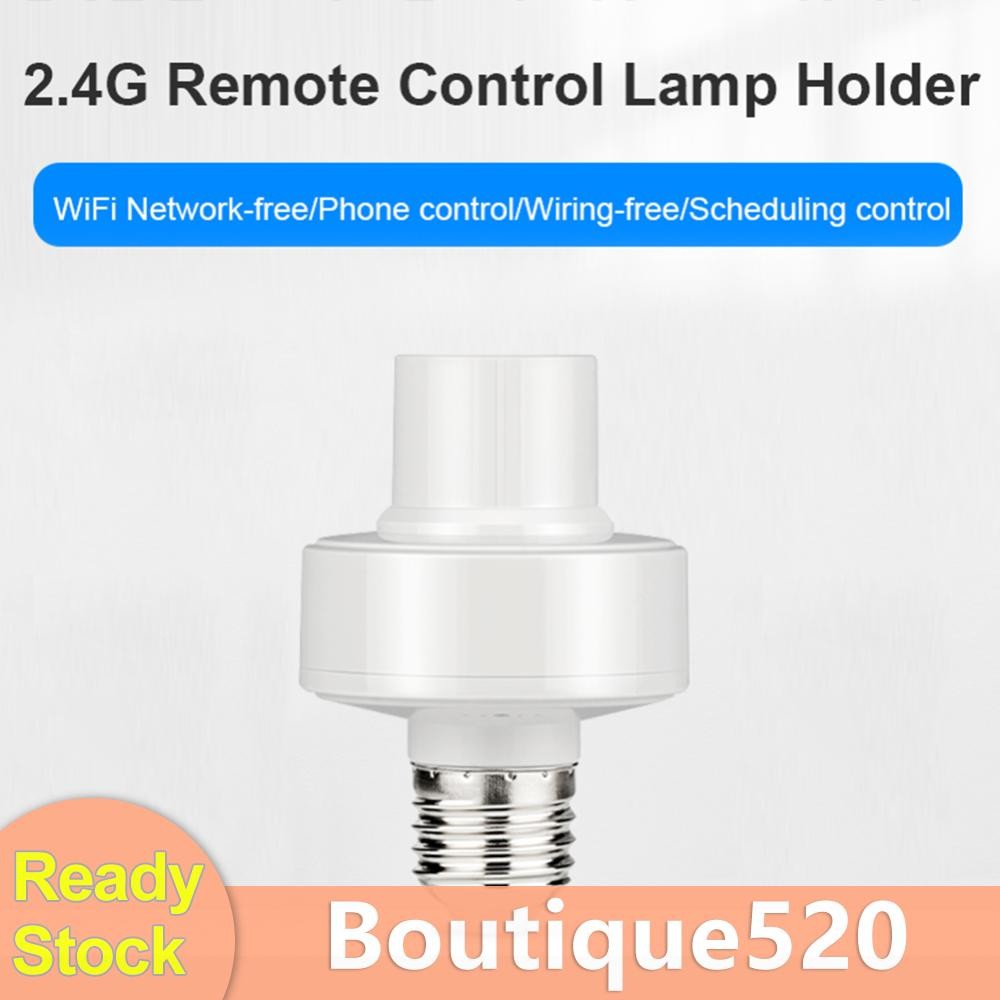 ซ็อกเก็ตหลอดไฟอัจฉริยะ Bluetooth E27 ที่วางหลอดไฟรองรับการควบคุมแอป eWeLink [boutique520.th]