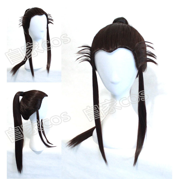 วิกผมคอสเพลย์จากเกม Dynasty Warriors 7 ตัวละคร Lu Bu, Xun Yu, Guo Jia สามารถปรับแต่งได้