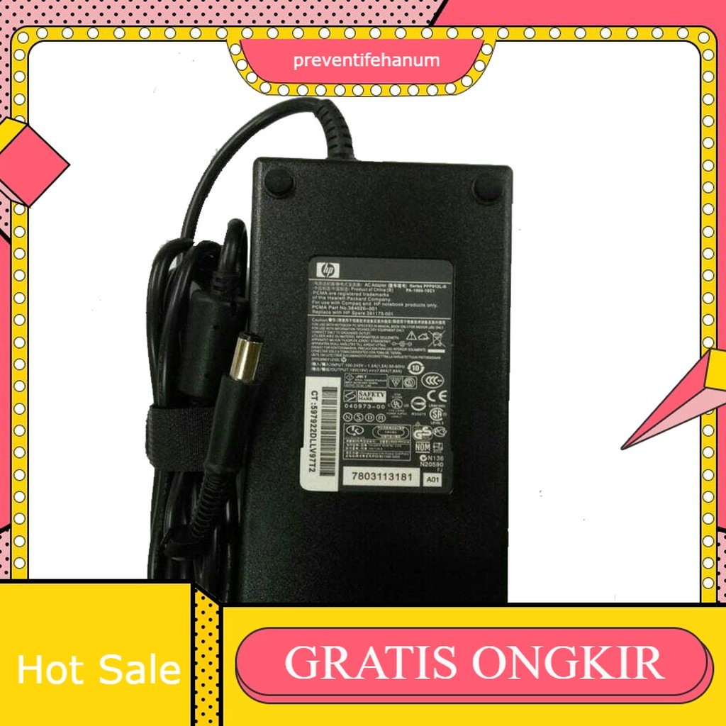 HP ORIGINAL ALL IN ONE Touchsmart 310 600 610 Q500 IQ540 อะแดปเตอร์ชาร์จพีซี