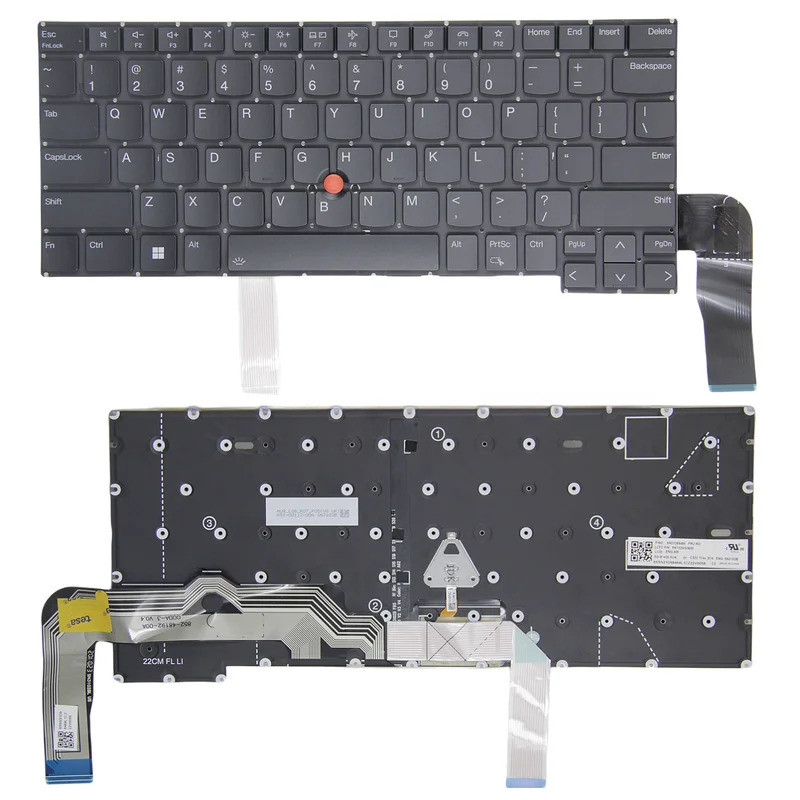 แป้นพิมพ์ US ใหม่สําหรับ Lenovo Thinkpad T14s Gen3 Gen4 E14 Gen5 Gen6 R14 Gen5 Gen6 Neo14 T14p Gen1 