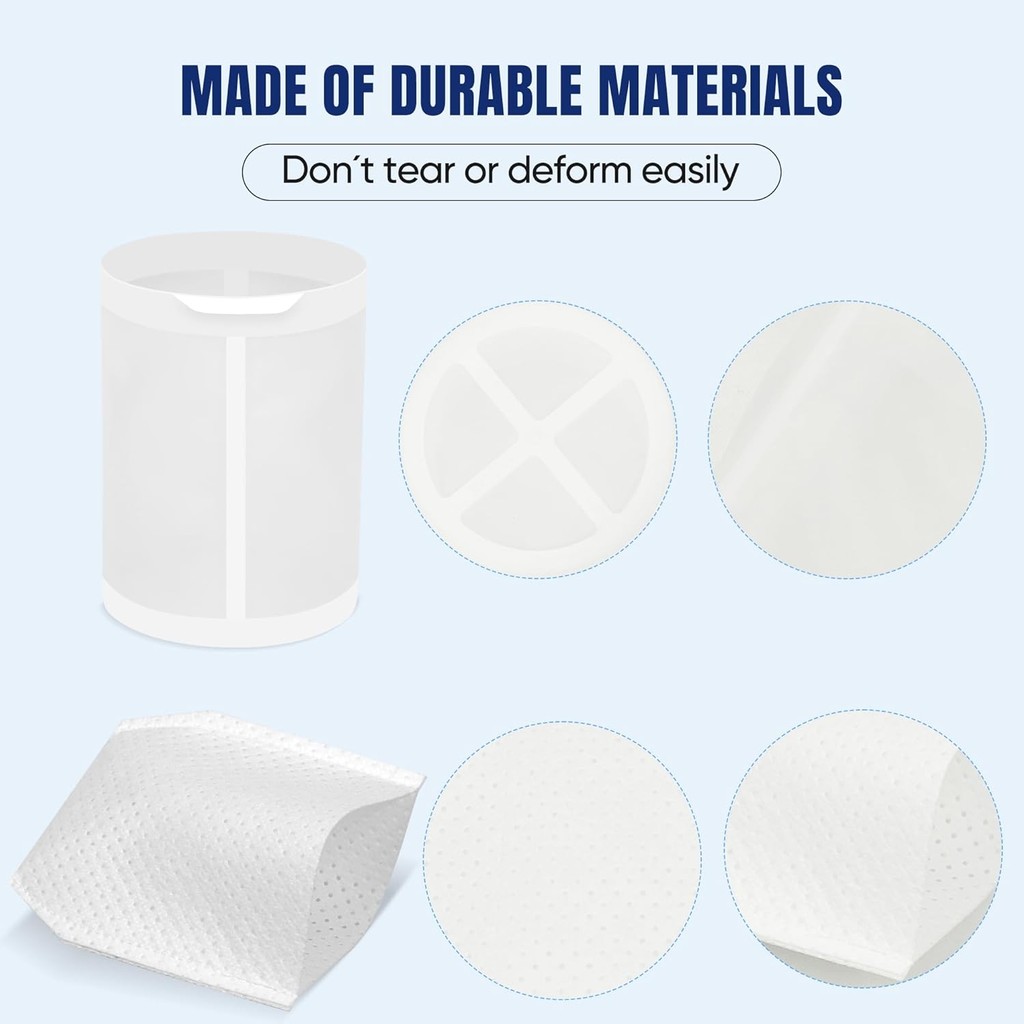 8 แพ็คผ้าสูญญากาศใช้งานร่วมกับเครื่องดูดฝุ่นไร้สาย Makita รุ่น XLC02ZB,XLC02ZW,XLC02RB1W,XLC02R1B,LC