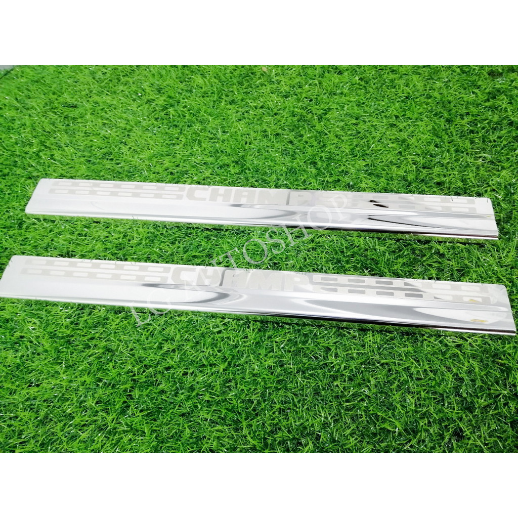 Toyota Hilux Champ 2024 ชายบันไดตรงรุ่น ป้องกันรอย แต่งเท่