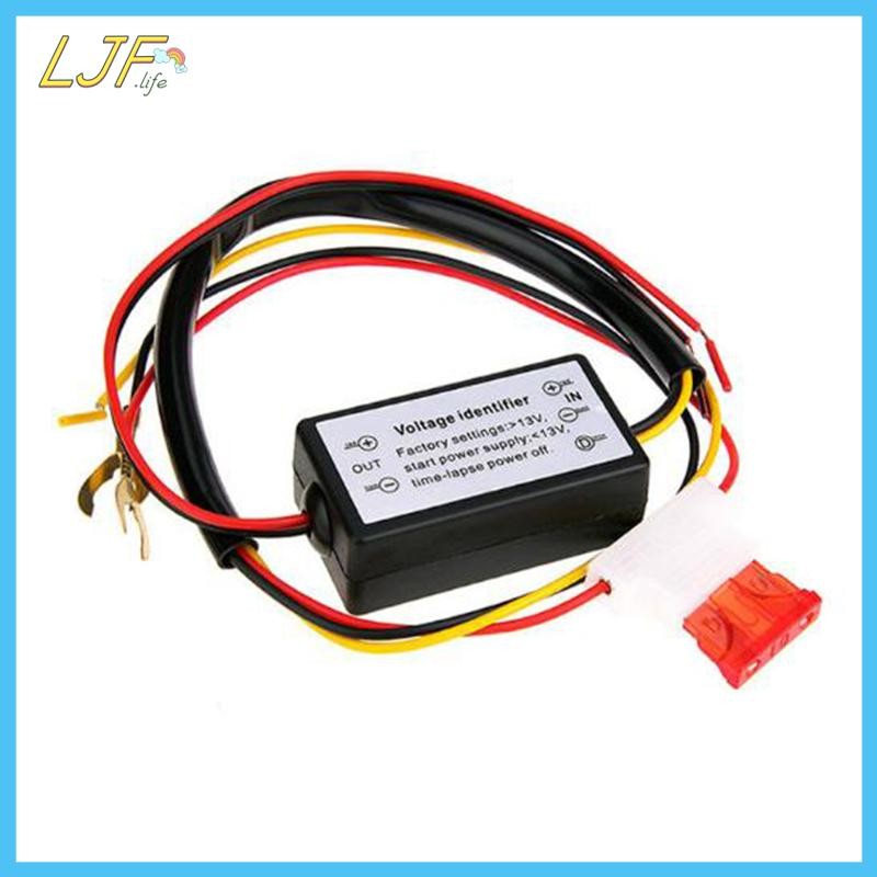 LJF รถ LED ไฟวิ่งกลางวันอัตโนมัติเปิด/ปิดโมดูล Controller DRL Delay Line TH