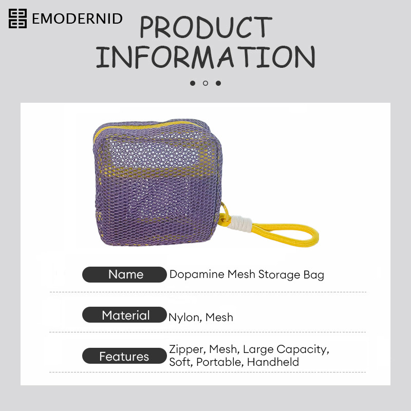 (13*13)กระเป๋าใส่เครื่องสําอาง ความจุขนาดใหญ่พร้อมกระเป๋าเก็บหูหิ้วกระเป๋าใส่อุปกรณ์อาบน้ําสี โดปามีน-em - รูปที่ 7