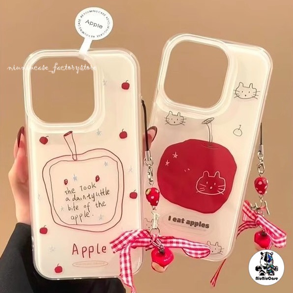 การ์ตูนแมวผลไม้สุดน่ารักและสร้างสรรค์ For iphone 16 15 13 14 11 12 Pro Max XR XS Max X 7 16 8 Plus ใหม่สีขาวImdนุ่มกรณี