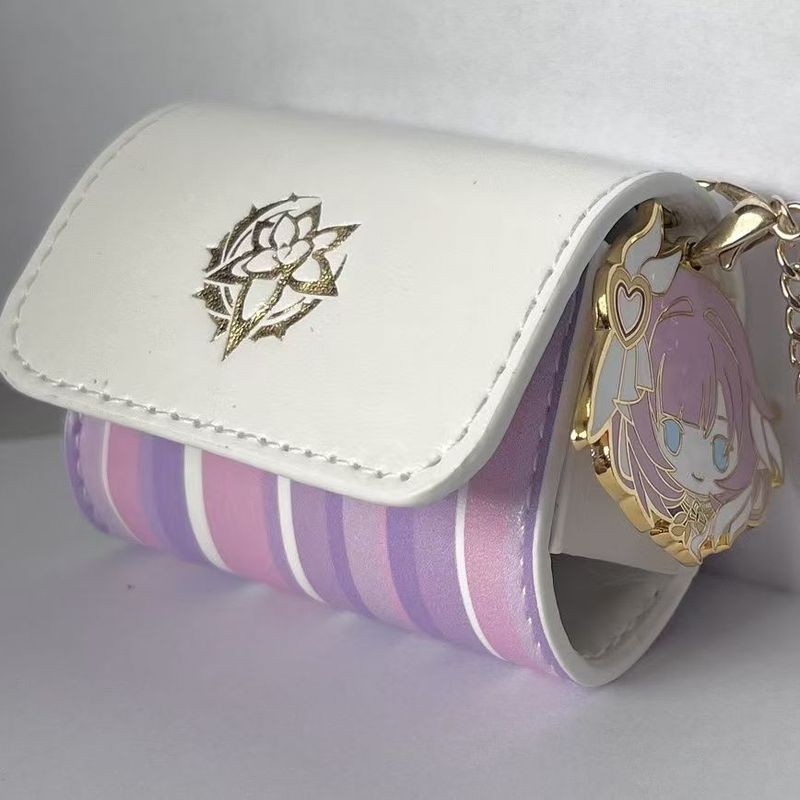 ผลกระทบ Honkai 3 หนังหูฟังฝาครอบป้องกัน Elysia กันฝุ่นสําหรับเชลล์หูฟังกรณีการจัดเก็บกระเป๋าซิป