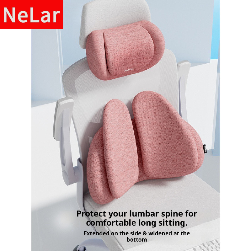 NeLar เบาะรองหลังเพื่อสุขภาพ เบาะรองหลัง รองรับสรีระได้ดี นั่งสบาย ลดอาการปวดเมื่อย ถูกออกแบบตามหลักสรีรศาสตร์